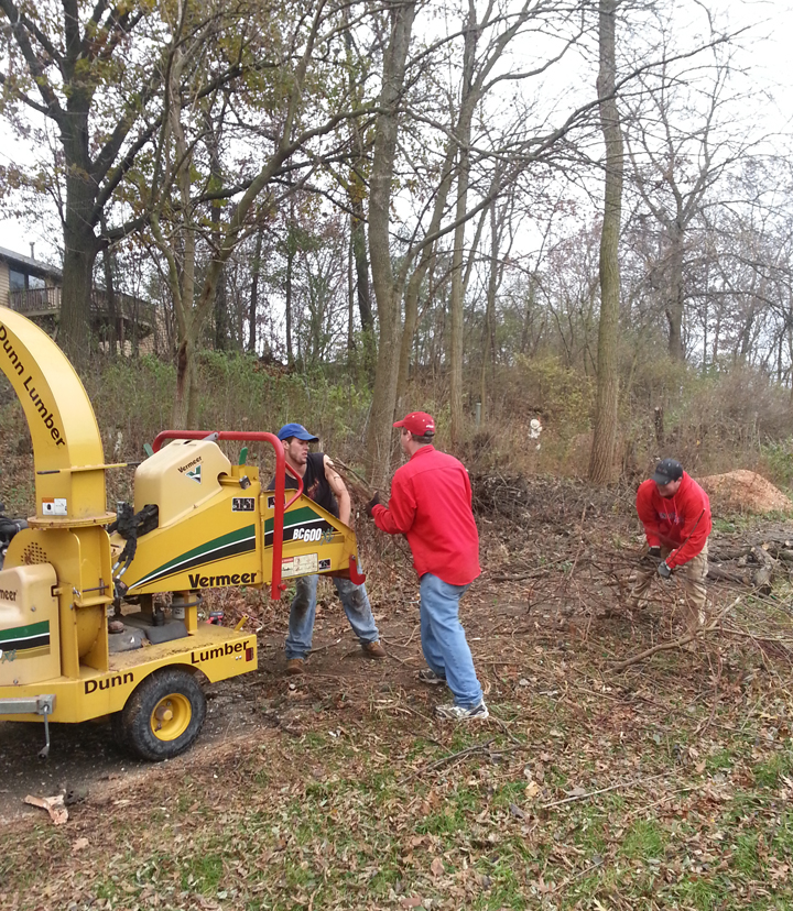 Jaycees help with new Disc Golf Course