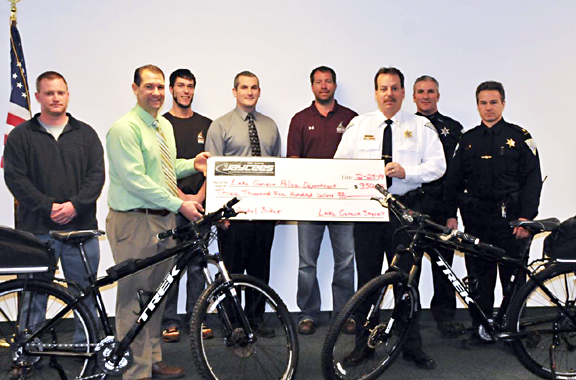 Jaycees Donate Police Patrol Bikes