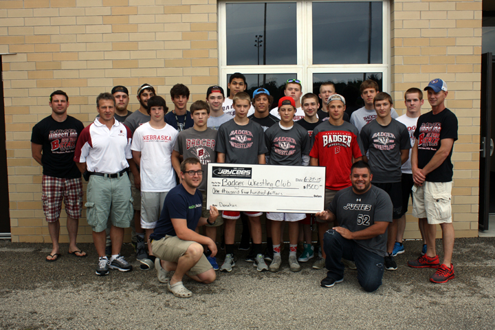 Badger Wrestling Program Donation 2015