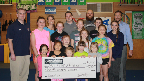 Lake Geneva Jaycees donate to local Cheer Club